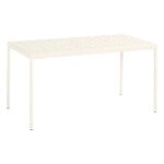 Patio tables, Balcony table, 144 x 76 cm, chalk beige, White