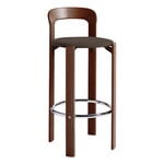 Dining chairs, Rey bar chair, 75 cm, umber brown - brown Steelcut Trio 376, Brown