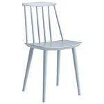 Chaises de salle à manger, Chaise J77, bleu ardoise, Bleu clair