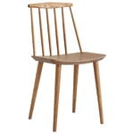 Dining chairs, J77 chair, dark oiled oak, Brown