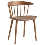 Ruokapöydän tuolit, J104 tuoli, tummaksi öljytty tammi, Ruskea