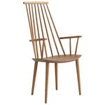 Armchairs & lounge chairs, J110 chair, dark oiled oak, Brown