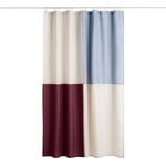 HAY Check shower curtain, burgundy