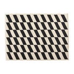 HAY Shift Kelim rug, black