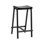 HAY Taburete 8 bar stool, low, 65 cm, black - black oak