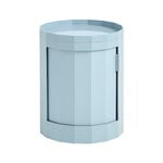 HAY Facet cabinet, low, misty blue