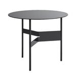 HAY Shim Couchtisch, Durchmesser 54 cm, Höhe 44 cm, schwarz