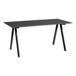 HAY Schreibtisch CPH10 2.0, 160x80 cm, Eiche schwarz - Eichenfurnier