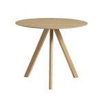 HAY Table CPH20 2.0, 90 cm, chêne laqué - placage de chêne laqué