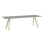 HAY CPH30 2.0 table, 250 x 90 cm, lacquered oak - grey linoleum