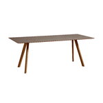 HAY Table CPH30 2.0, 200 x 90 cm, noyer - placage de noyer laqué