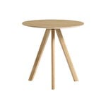 HAY Table basse CPH20 2.0, 50 cm, chêne laqué - placage chêne laqué