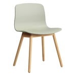 Dining chairs, About a Chair AAC12, pastel green 2.0 - lacquered oak, Green