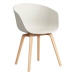 Ruokapöydän tuolit, About A Chair AAC22 tuoli, melange cream 2.0 - saippuoitu tammi, Beige