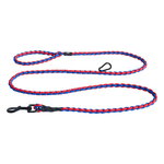 HAY Guinzaglio HAY Dogs, intrecciato, regolabile, blu - rosso