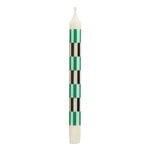 HAY Pattern candle, off-white - green - black check