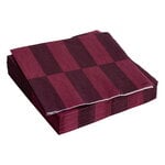 HAY Pattern Serviette, Cocktail, 20er-Set, Bordeaux - Wein