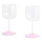 HAY Tint Weinglas, 2er-Set, pink