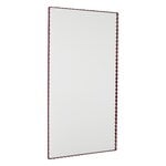 Wall mirrors, Arcs Mirror rectangle, large, burgundy, Red