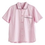 Linge de lit, Chemise de pyjama à manches courtes Outline, rose pâle, Rose