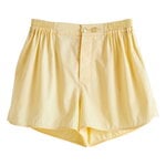 Bed linen, Outline pyjama shorts, soft yellow, Yellow