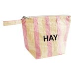 Toiletry & makeup bags, Candy Stripe wash bag, M, red and yellow, Red