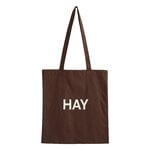Bags, HAY tote bag, dark brown, Brown