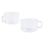 HAY Brew cup, set of 2, clear - jade white
