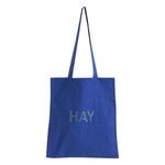 Bags, HAY Logo tote bag, ultra marine, Blue