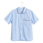 Bed linen, Outline pyjama shirt, short-sleeved, soft blue, Light blue