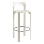 HAY Rey bar stool, 75 cm, cream white