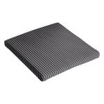 HAY Type seat cushion for chair, grey black stripe