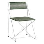 HAY X-Line chair, hot galvanized - autumn green