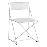 HAY X-Line chair, hot galvanized - chalk white