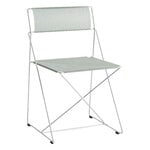 HAY X-Line chair, hot galvanized - pale linden