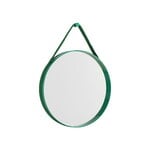Miroirs muraux, Petit miroir Strap, No 2, vert, Vert