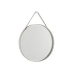 Strap mirror, No 2, small, light grey