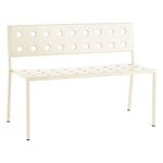Outdoor benches, Balcony Dining bench, 114 x 52 cm, chalk beige, White