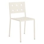 Patio chairs, Balcony dining chair, chalk beige, White