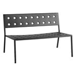Outdoor benches, Balcony Lounge bench, 113,5 x 69 cm, anthracite, Gray