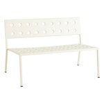 Outdoor benches, Balcony Lounge bench, 113,5 x 69 cm, chalk beige, White