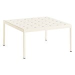 Tavoli da patio, Tavolo basso Balcony, 75 x 76 cm, chalk beige, Bianco