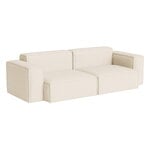 HAY Mags Soft sohva 2,5-ist., irrot. pääl., C1 mat. käsinoja, Turf Cream