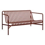 Outdoor sofas, Palissade lounge sofa, iron red, Red