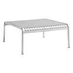 Patio tables, Palissade low table, 81,5 x 86 cm, hot galvanised, Silver