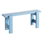 Outdoor benches, Weekday bench, 111 x 23 cm, azure blue, Blue