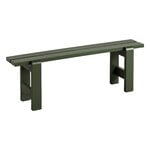 Outdoor benches, Weekday bench, 140 x 23 cm, olive, Green