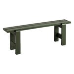 Bancs d’extérieur, Banc Weekday, 140 x 23 cm, olive, Vert