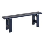 Outdoor benches, Weekday bench, 140 x 23 cm, steel blue, Blue
