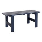 Tavoli da patio, Tavolo Weekday, 180 x 66 cm, blu acciaio, Blu